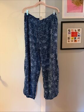 Style & Co. Navy Blue Printed Women's Joggers